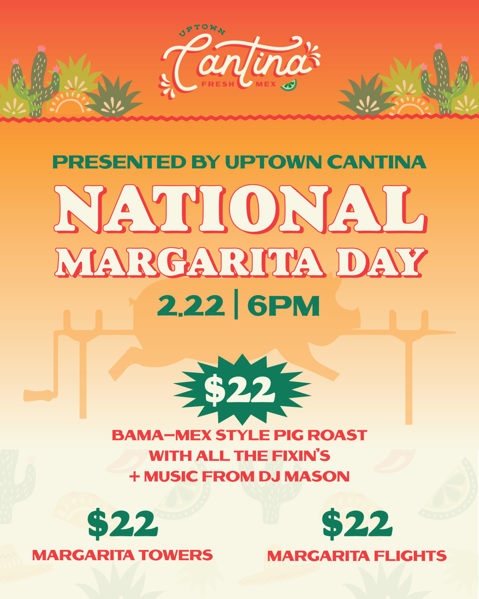 National Margarita Day Uptown Cantina